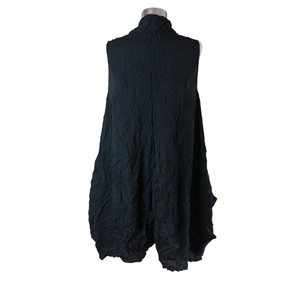 Vintage René Madison Ave Women's Black Avant-Garde 2-Piece Dress & Top Set M - Picture 9 of 14